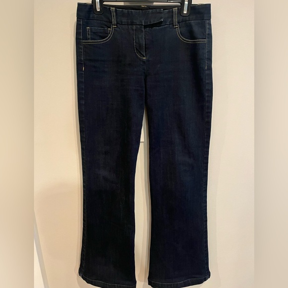 Theory Wide Legged Denim Trouser - Picture 2 of 11